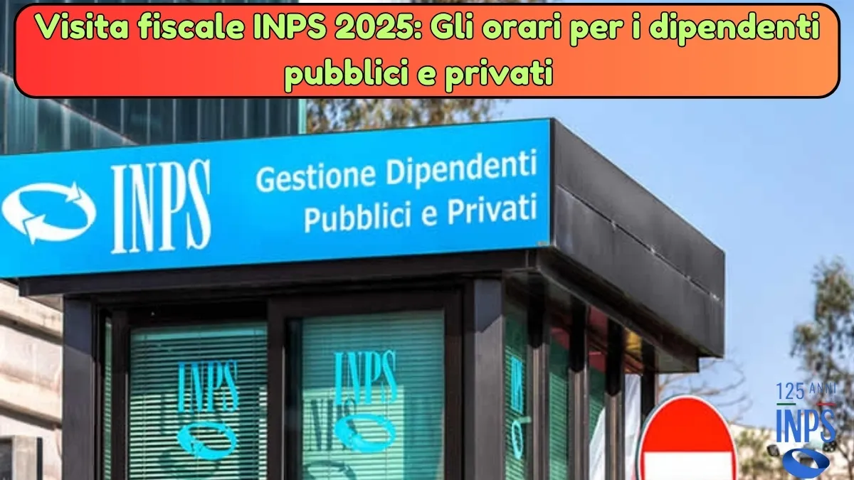 Visita fiscale INPS 2025: Gli orari per i dipendenti pubblici e privati - Sanzioni e Penalità